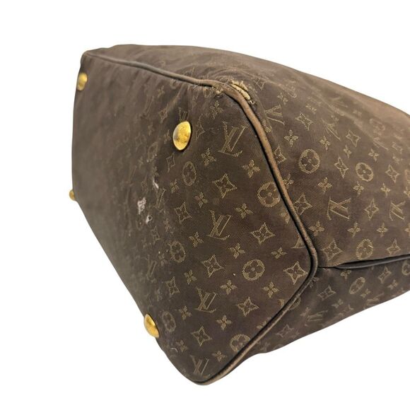 Louis Vuitton Authentic Dark Brown Monogram Idylle Ballade MM Canvas Shoulder To - Picture 12 of 15